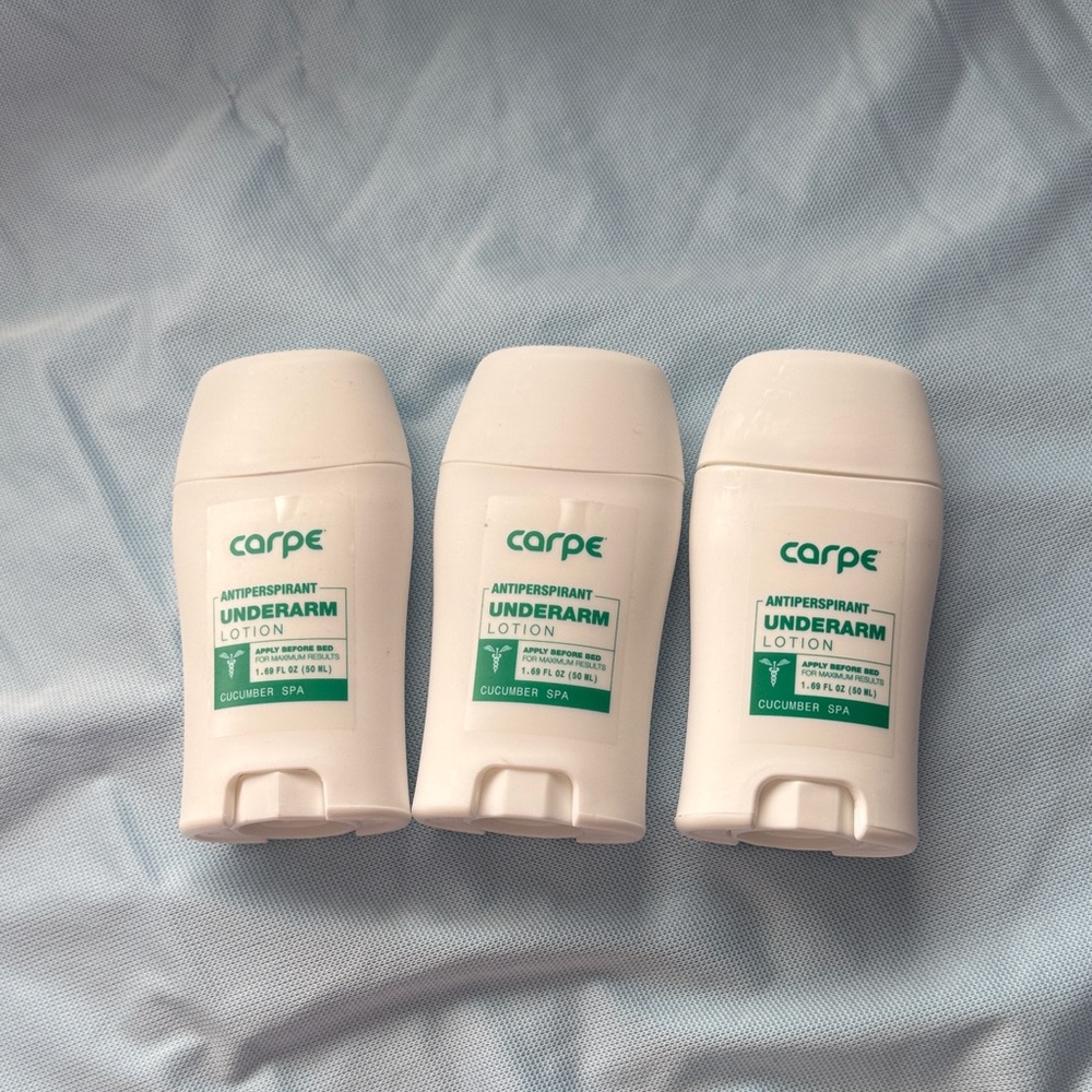Carpe Antiperspirant Underarm Lotion Trio